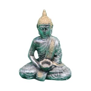 Escultura Nirvana Silver Decorativa Espiritual