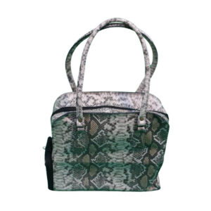 Cartera Yara en Cuero Textura Serpiente